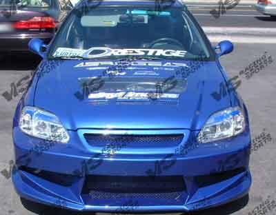 VIS Racing - Honda Civic VIS Racing Battle Front Bumper - 96HDCVC2DBT-001