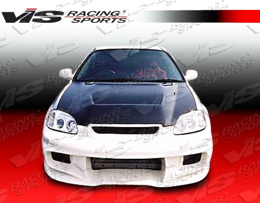 VIS Racing - Honda Civic 2DR & 4DR VIS Racing Wave Front Bumper - 96HDCVC2DWAV-001