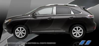 SES Trim - Lexus RX SES Trim Pillar Post - 304 Mirror Shine Stainless Steel - 8PC - P266