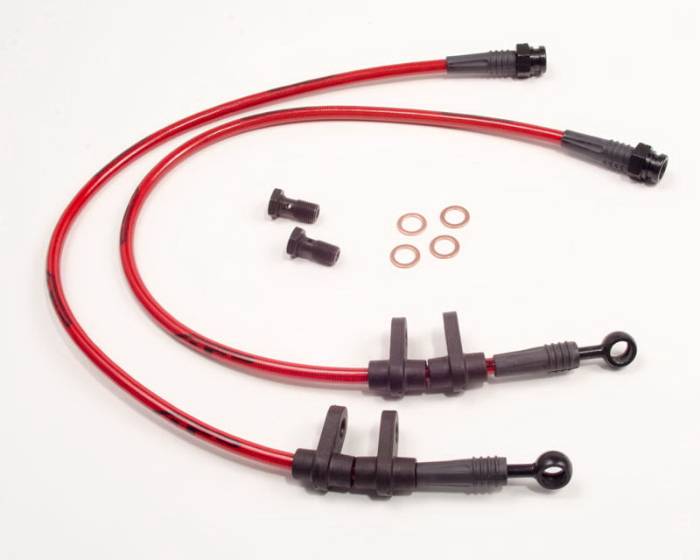 Agency Power - Honda S2000 Agency Power Steel Braided Brake Lines - Front - AP-AP1-405