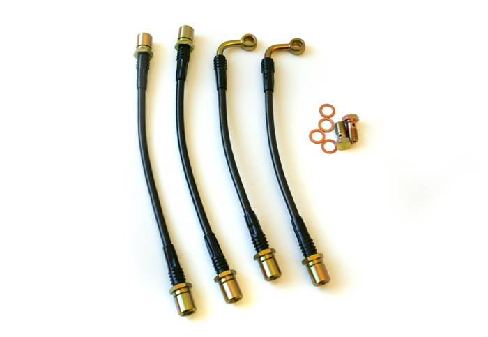Agency Power - Subaru Legacy Agency Power Steel Braided Brake Lines - Rear - AP-BL-410