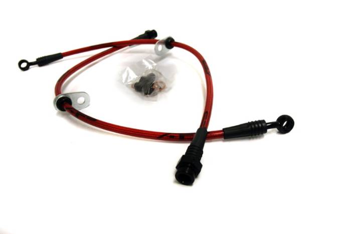 Agency Power - Chevrolet Camaro Agency Power Steel Braided Brake Lines - Front - AP-CA10-405