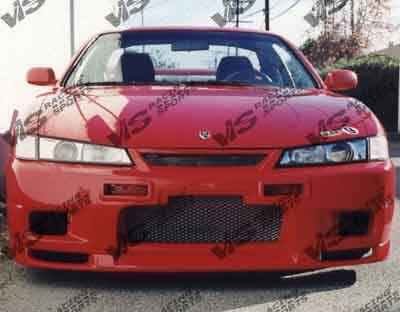 VIS Racing - Nissan 240SX VIS Racing Omega Front Bumper - 97NS2402DOMA-001