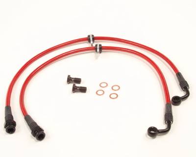 Agency Power - Acura RSX Agency Power Steel Braided Brake Lines - Front - AP-DC5-405