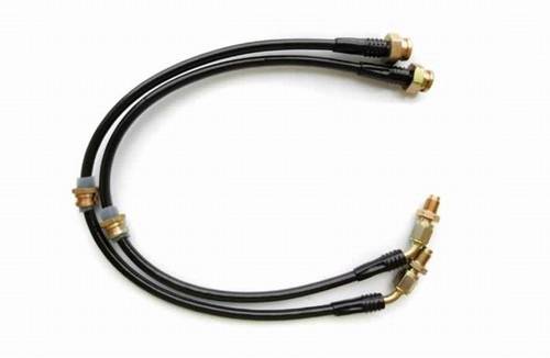 Agency Power - Mitsubishi Eclipse Agency Power Steel Braided Brake Lines - Front - AP-DSM2G-405