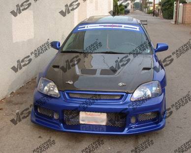 VIS Racing - Honda Accord 2DR VIS Racing Tracer-2 Front Bumper - 98HDACC2DTRA2-001