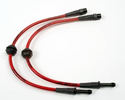 Agency Power - BMW 3 Series Agency Power Steel Braided Brake Lines - Front - AP-E46-405
