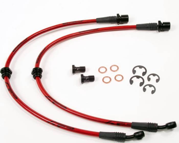 Agency Power - Subaru Impreza Agency Power Steel Braided Brake Lines - Rear - AP-GC8-410