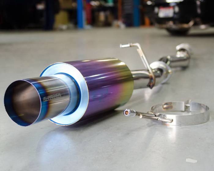 Agency Power - Subaru WRX Agency Power Catback Exhaust with Titanium Colored Tip - AP-GDA-170