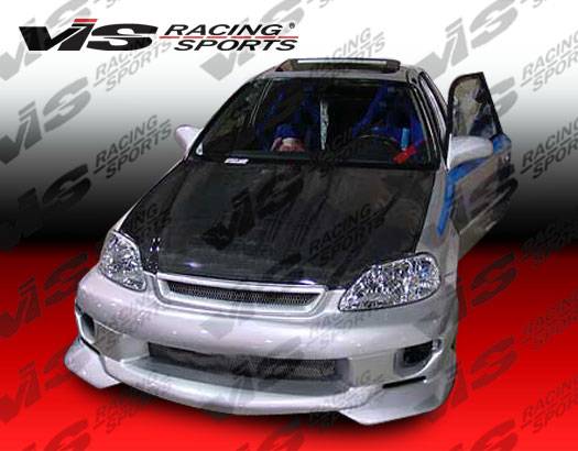 VIS Racing - Honda Civic VIS Racing Strada F2 Front Bumper - 99HDCVC2DSF2-001
