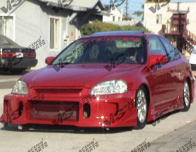 VIS Racing - Honda Civic VIS Racing TSC 2 Front Bumper - 99HDCVC2DTSC2-001