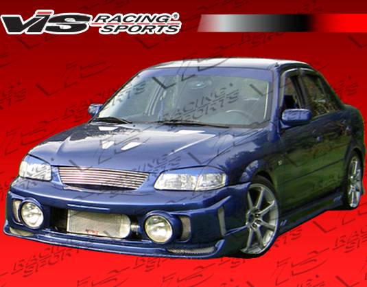 Mazda Protege VIS Racing EVO-2 Front Bumper - 99MZ3234DEVO2-001