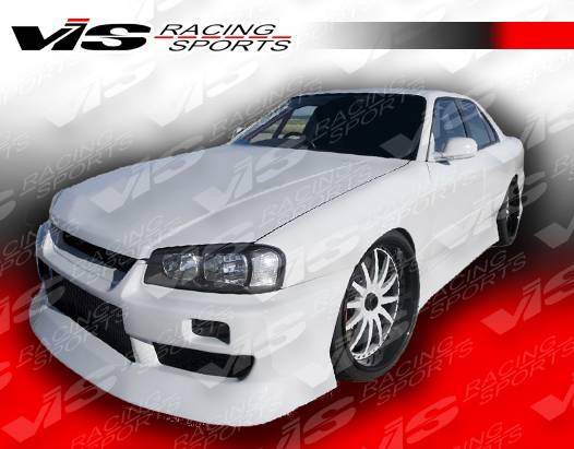 VIS Racing - Nissan Skyline VIS Racing B-Speed Front Bumper - 99NSR34GTRBSP-001