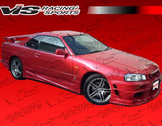 VIS Racing - Nissan Skyline VIS Racing Ballistix Front Bumper - 99NSR34GTRBX-001