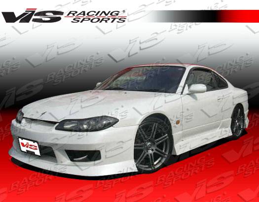 VIS Racing - Nissan Silvia VIS Racing V Spec-4 Front Bumper - 99NSS152DVSC4-001