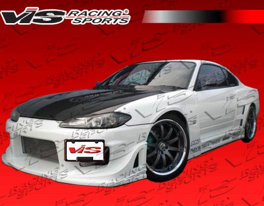 VIS Racing - Nissan Silvia VIS Racing Wave Front Bumper - 99NSS152DWAV-001