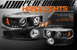Custom - JDM Black Pro Headlights Combo