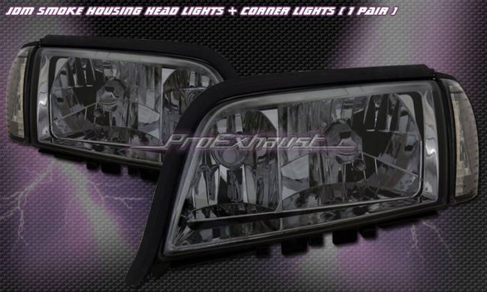 Custom - JDM Smoke Headlights With Corner