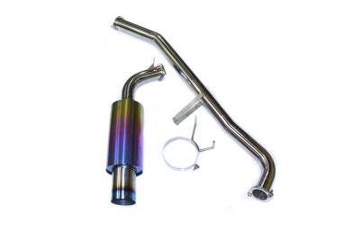 Agency Power - Nissan S13 Agency Power Catback Exhaust with Titanium Colored Tip - AP-S13-170