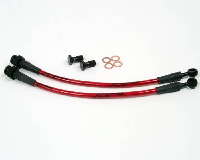 Agency Power - Nissan S13 Agency Power Steel Braided Brake Lines - Rear - AP-S13-410