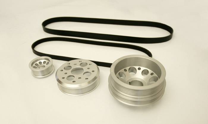 Agency Power - Nissan 350Z Agency Power Light Weight Crank Pulley Set - AP-Z33-130