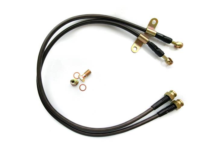 Agency Power - Nissan 350Z Agency Power Steel Braided Brake Lines - Front - AP-Z33-405