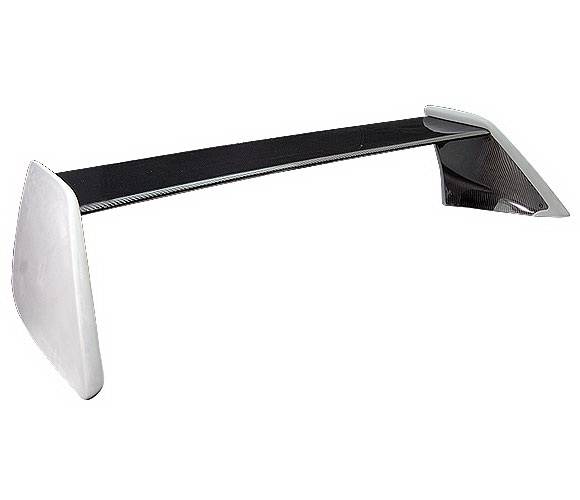 4 Car Option - Mitsubishi Evolution 8 4 Car Option Carbon Fiber Trunk Spoiler with Side Leg - ASC-EVO-1