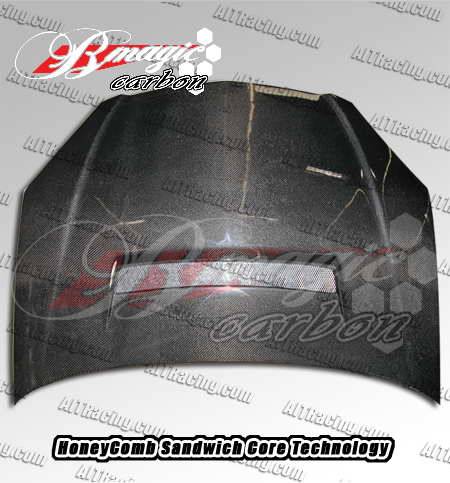 AIT Racing - Acura RSX AIT Racing N1 Style Carbon Fiber Hood - AX02BMN1SCFH