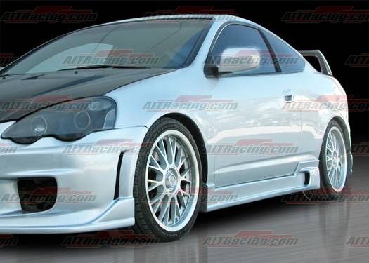 AIT Racing - Acura RSX AIT Racing ING Style Side Skirts - AX02HIINGSS
