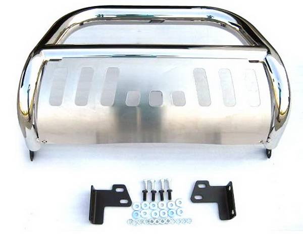 4 Car Option - Nissan Frontier 4 Car Option Stainless Steel Bull Bar - BB-NS-0129