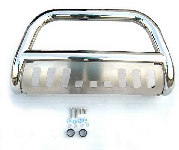 4 Car Option - Nissan Titan 4 Car Option Stainless Steel Bull Bar - BB-NS-0130