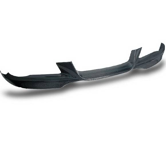 4 Car Option - BMW 3 Series 2DR 4 Car Option Carbon Fiber M-Tech Style Front Bumper Lip - BLF-BE92M-CF