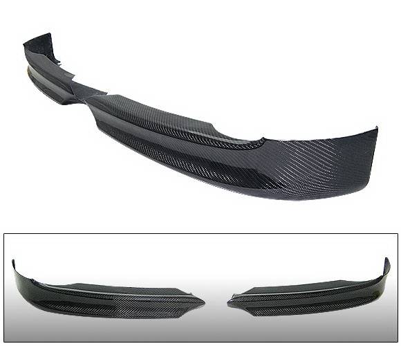 4 Car Option - BMW 3 Series 4 Car Option Carbon Fiber Front Bumper Lip - BLFC-BE90
