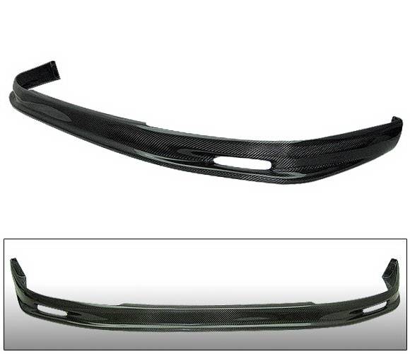 4 Car Option - Honda Civic 2DR 4 Car Option Carbon Fiber M Style Front Bumper Lip - BLF-HC92MU-CF