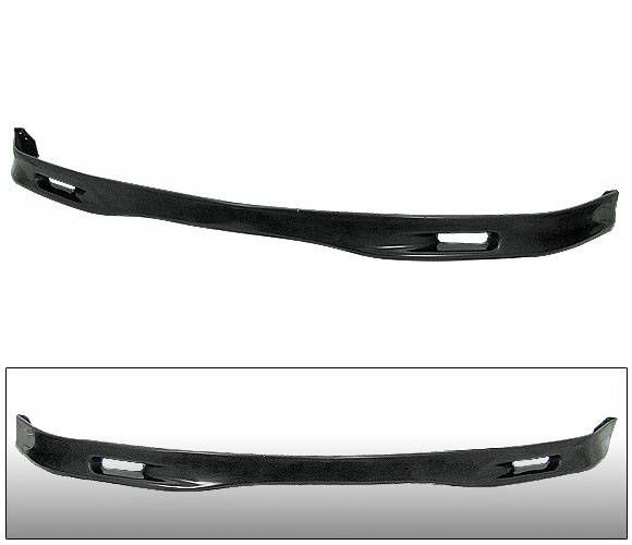 4 Car Option - Honda Civic 2DR 4 Car Option Polyurethane Spoon Style Front Bumper Lip - BLF-HC92SP-PU