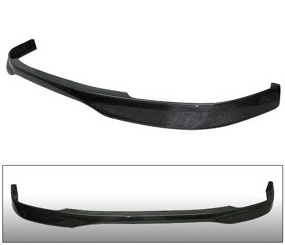 4 Car Option - Honda Civic 2DR 4 Car Option Carbon Fiber T-R Style Front Bumper Lip - BLF-HC92TR-CF