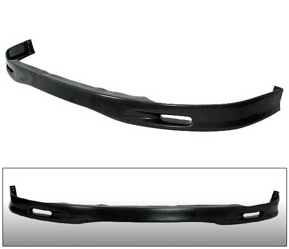 4 Car Option - Honda Civic 2DR 4 Car Option Polyurethane Spoon Style Front Bumper Lip - BLF-HC96SP-PU