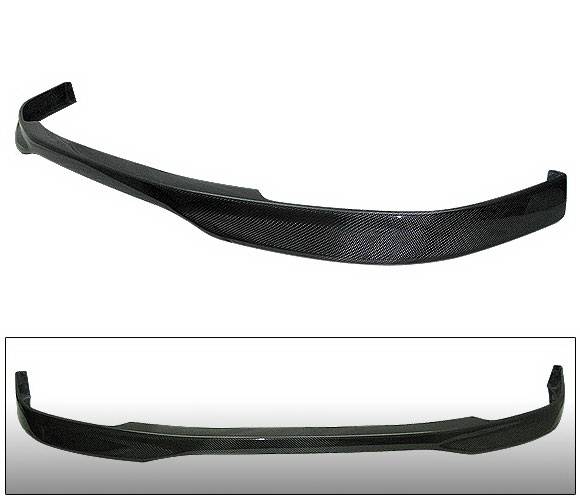 4 Car Option - Honda Civic 4 Car Option Carbon Fiber T-R Style Front Bumper Lip - BLF-HC96TR-CF