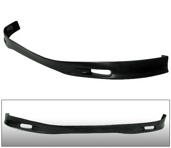 4 Car Option - Honda Civic 2DR 4 Car Option Polyurethane Spoon Style Front Bumper Lip - BLF-HC99SP-PU