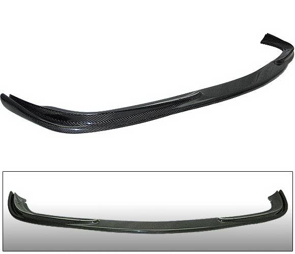 4 Car Option - Mercedes-Benz E Class 4 Car Option Carbon Fiber Front Bumper Lip - BLF-MBW211-CF