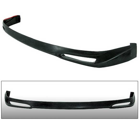 4 Car Option - Nissan Versa 4 Car Option Polyurethane Front Bumper Lip - BLFP-NVERSA-PU