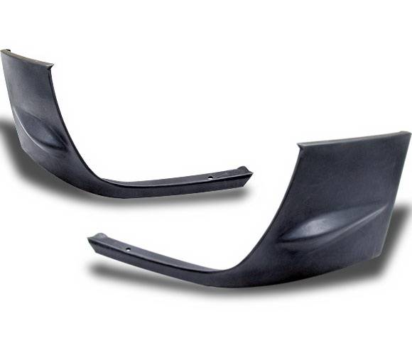 4 Car Option - Subaru Impreza 4 Car Option Polyurethane Front Bumper Cap WRX STi Style - 2PC - BLF-SI042STI-PU