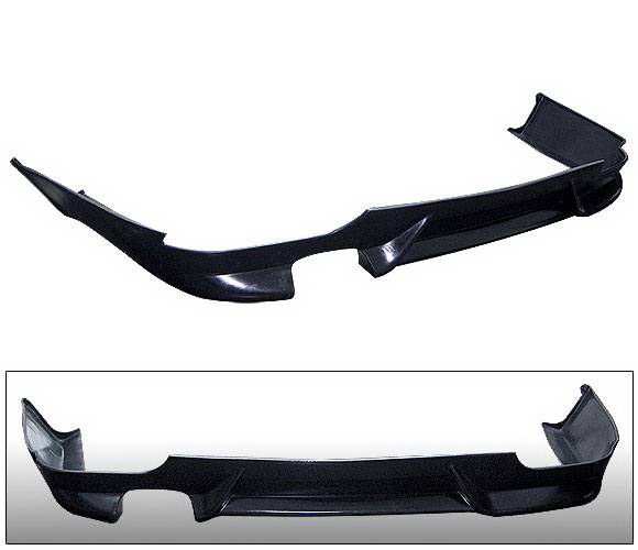 4 Car Option - BMW 5 Series 4 Car Option Polyurethane Rear Bumper Lip - BLR-BE60M-PU