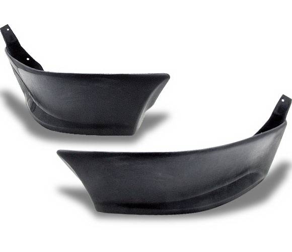 4 Car Option - Subaru Impreza 4 Car Option Polyurethane Rear Bumper Lip - 2PC - BLR-SI042-PU