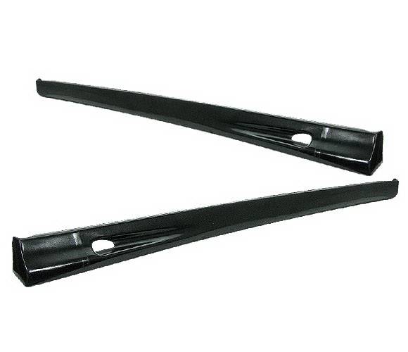 4 Car Option - Nissan Versa 4 Car Option Polyurethane Side Skirts - BLS-NVERSA-PU