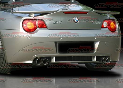 AIT Racing - BMW Z4 AIT Racing H-Tech Style Rear Apron - BMWZ4HIHANRAD