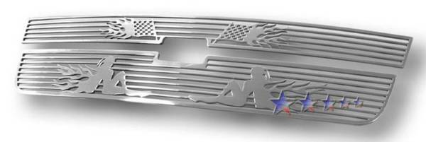 APS - Chevrolet Silverado APS Symbolic Grille - Upper - Aluminum - C25306B