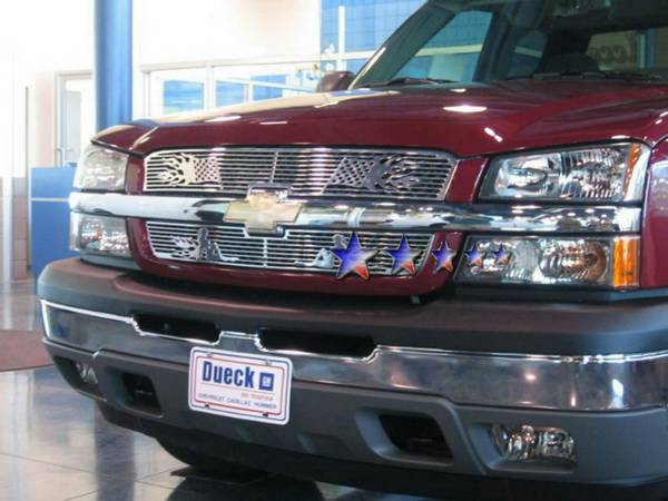 APS - Chevrolet Avalanche APS Symbolic Grille - Upper - Aluminum - C25717F