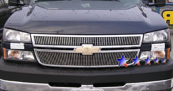 APS - Chevrolet Silverado APS Billet Grille - Upper - Stainless Steel - C65306W