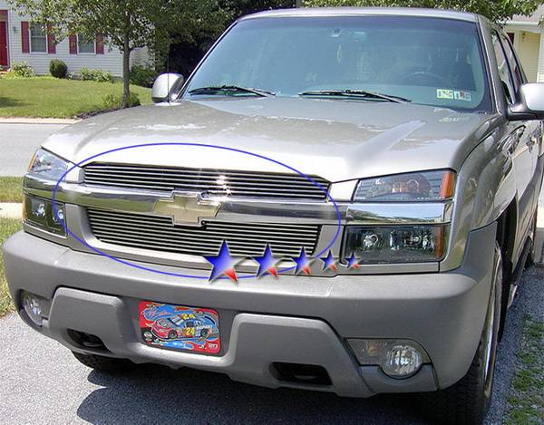 APS - Chevrolet Avalanche APS Billet Grille - Upper - Stainless Steel - C65329S